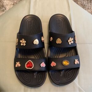 Womens  CROCS navy size 10 never worn